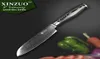 Wholehigh Quality 5Quot Japońskie VG10 Damascus Steel Chef Knife Kitchen Santoku z kute kolorem drewnianym uchwytem Shiippin7490188