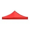 Tält och skyddsrum Wide Application Outdoor Canopy Cover för olika tillfällen Gazebo Pavilion Roof Parpaulin Red 2x2
