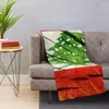 Couvertures drapeau du Liban - Trew trunk en bois de cils en bois fourrure jumelle Bohemian Throwt