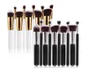 Whole 2016 10 PCSSet Professional Cosmetic Makeup Tool Brush Brushes Set For Powder Eyeshadow Foundation Make Up Set maq9273830