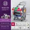 صانعو 2023 جديد كهربائي 220 فولت آلة المعكرونة Noknife Machine Machine 200 Type Dugpling Wonton Wrappers Maker Automatical Maker