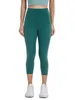 Ll printemps / été double face brassée nue se sentir nouveau sans gêne pantalon de yoga en cours d'exécution sport fitness pantalon recadré 25 couleurs