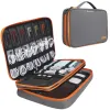 Fall Portable Electronic Accessories Travel Case, Cable Organizer Bag Gadget Carry Bag For iPad, Cables, Power, USB Flash Drive, Charger