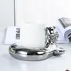 Tasses Saucers Creative Ceramic Coffee Set Bear tasse de grande capacité Gift Milk Gift For Girlfriend
