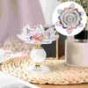 Candle Holders Lotus Candlestick Decoration Crystal Metal Desktop Delicate Candleholder Home Exquisite