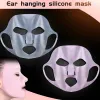 2024 Masque facial en silicone réutilisable hydratant levage raffermissant anti-rides V Face Face fermeture de gel de gel masque oreille