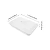 Dinnerware Sets Rectangular Serving Plate Enamel Baking Dish Roasting Tin Multi-use Pan