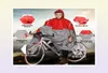 Qian ondoordringbare regenjas vrouwen mannen outdoor poncho rugzak reflecterend ontwerp fietsen klimmen wandelen reisomslag 2107149807147