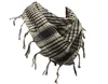 Men unisex 100% katoenen shemagh vierkante nek woestijn tactische stijl hoofdwikkel keffiyeh franjes geruite sjaalsjaals3751991