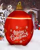 Décorations de Noël 2023 60cm extérieur gonflable décoré de balle PVC Giant Light Glow Grand jouet d'arbre S 2111244143910