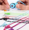 Braided Lanyard Sling Finger Ring for Cell Phone Neck Fashion Universal Nylon Hanging Rope Strap for iphone 6 6s Case Cover ID Car6046115