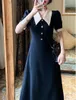 Female Dresses 2023 Birthday Womens Dress Clothing Graduation Formal Occasion Midi Chic and Elegant Pretty Aesthetic Promotion 240402