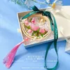 Dekorativa figurer 1 PC Vindklockor Pendant China Style Bamboo Ring Dream Catcher Bedroom Girl Room Handwoven Creative Gift Garden Decor