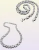 Roestvrijstalen ketting Byzantijne link Silver Chain Men Women kettingen mode unisex dikke zilveren kettingen breedte 6 mm 8mm 15516087