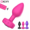 10 Vibrationslägen Anal Butt Plug Vibrators Wireless Remote Controller Man Prostate Massage Vuxen Par Sex Toys 240409
