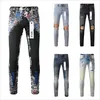 Jeans pour hommes designer violet jean hommes pantalons noirs de qualité haute de qualité streetwear streetwear décontracté pantalons de survêtement concepteurs joggers dhan7