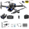 Modle RC Quadcopter 4K Dual Camera Helicopter Toys 5G WiFi Remote Control Helicopter Aircraft Een belangrijke start Return voor volwassenen en kinderen