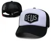 2021 Deus ex Machina Baylands Trucker Snapback Caps Polos Motorcycles noirs Mesh Hat de baseball sport Pray Octobre Casquette3593072