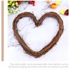 Decorative Flowers 3 Pcs Wreath Base Home Accessories Wall Hanging Pendant Accessory Vine Material Woven Hangings Christmas