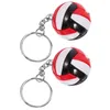 Present Wrap Volleyball Keychains 3st Party Return gynnar Portable Sports Ball Keychain Key Ring