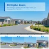 IP Cameras 9MP 5K HD Wifi IP Camera Three Lens Dual Screens 8X Digital Zoom Outdoor Surveillance Camera Security Protection IR Night Vision 240413