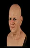 Başka bir mete yaşlı gerçekçi yaşlı erkek maske kırışıklık yüz maskesi lateks tam kafa maskesi maskeli balo için tam kafa maskesi gerçekçi dec2824185514