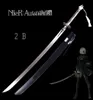 Metal Handicraft Article Crafts Game NieRAutomata 2B Sword 9S039s Real Stainless Steel Blade Zinc Alloy Cosplay Prop Brand N2486759