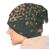 Beralar Camo Kamuflaj Ordusu Kış Sıcak Beanie Şapkalar Bezelye Dot Örme Şapka Bonnet Yatık Kafataları Beanies Caps Erkek Kadın Kulaklıkları