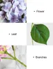 Decorative Flowers High Quality Purple Artificial Fake Hydrangea Plants For Living Room House Vase Wedding Decoration Christmas