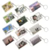 Keychains 10 stcs Acryl -foto Keychains For Kids Picture Keychain Set met een duidelijk slot voor foto's Classic Keychains voor volwassenen en kinderen