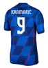 2024 2025 Croacia Modric Soccer Jerseys National Mandzukic Perisic Kalinic 2024 Euro Cup Croatie Football Shirt Kovacic Rakitic Kramaric Kid Kit Kit