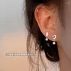 Boucles d'oreilles Symbole pour les femmes exclamation Mark Zircon Crystal Creative Vintage Design Fashion Lady Bijoux Gifts Boyulige