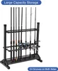 Aluminium Fishing Pole Holders,Portable Fishing Rod Rack,Holds Up to 24 Rods,Fishing Pole Vertical Ground Display Rack