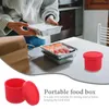 Serviesgoed multifunctionele doos siliconen bento huishoudelijke maaltijd container