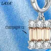 Boucles d'oreilles en peluche Laya avec charme de la déclaration de fiançailles de fiançailles de mariage en argent sterling solide 925 de haute qualité CZ