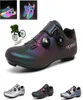 Discolor Cycling Shoes Mtb Sneaker Man Mountain Bike SPD CLEATS ROAD BICYLY SPORTS EN TRAPAGE EXTÉRIEL