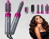 New Air 5 In 1 Curling Iron Heat Brush Straightener Blow Dryer Comb Electric Hairdryer Set7887887