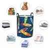 Wäschebeutel faltbarer Korb für schmutzige Kleidung Surfboard Tropical Blatt Hintergrund Aufbewahrungskorb Kinder Baby Home Organizer