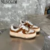 Sneaker piattaforma per scarpe casual Donne 2024 Ladies Casuals Sapatilha Mulher Sapa Trainer Donna Vulcanizza
