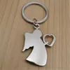 Nyckelringar Creative Design Lovely Angel Keychain Men Kvinnor Key Holder Chain Ring Car Chaveiros Llaveros Bag Pendant Charm Wedding Presents 240412