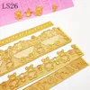 Baking Moulds Baby Carriage Lace Silicone Mold Cake Border Decorative DIY Tools K483