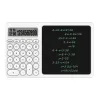 Calculators Desktop Calculator Digital Calculator Writing Tablet Time Function LCD Display with Erasable Handwriting Notepad BasicCalculator