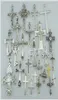 50PCS Lot Mix Antique Silver Connector Charms Wisids Athoy Religijne Akcesoria do biżuterii 7401895