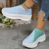 Casual Shoes Summer Woman Sneakers Breatble Slip On Mesh For Women Fashion Plus Size Platform Walking Ladies Shoe Female Flats