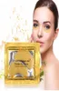 Goldene feuchtigkeitsspendende Augenmaskenflecken Primer Kristall Kollagen Augen Feuchtigkeitsmasken Antiaging Falten Hautpflegepolster5090438