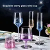 Weingläser kreativer Star Sky Gradient Glass Cup Weinglass Vintage Luxury Cups für Champagner, das Goblet -Set trinkt