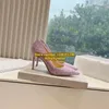 Chaussures habillées concepteurs décontractés de mode femme sexy dame paillette stass hauts talons pointus orteil zapatos mujer prome pompes en soirée mariée