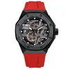 Armbanduhren Zar Bomba Big Herren Uhren Luxus automatisch Uhr Zifferblatt wasserfestes Saphiruhr Mechanische Armbanduhr für Männer