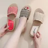 Slippers Women Summer Platform Imitation Straw Travel Espadrille Women's Sandals Wedge-heeled Bohemia Beach