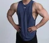 Mens Loose Tank Tops Summer Men Bodybuilding ärmlös Vest Gym Fitness Round Collar Top Jopping Clothing 240412